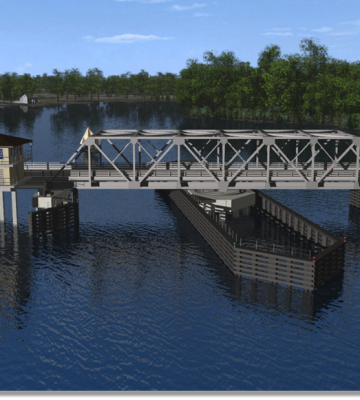 Rendering of Perquimans Bridge